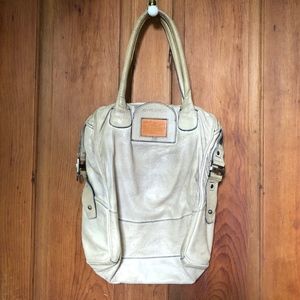 Light Grey Soft Leather Large Diesel Purse
